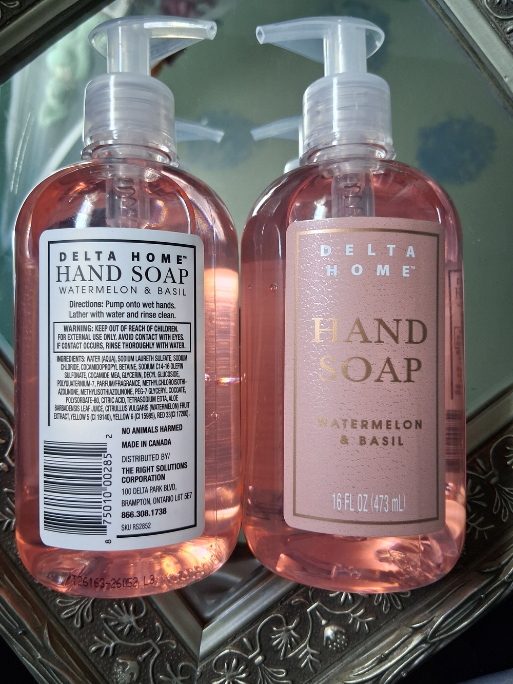 Watermelon & Basil Hand Soap - Soft Pink - Picture 3 of 3